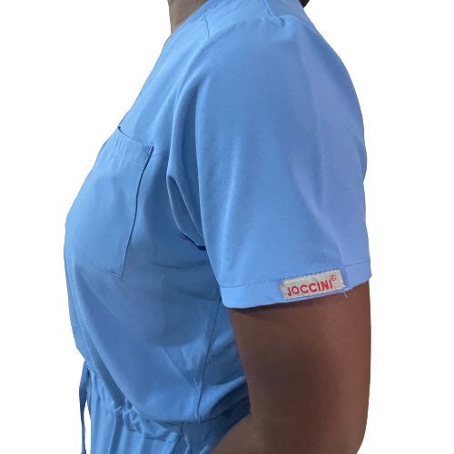 Ceil blue Jumpsuit scrub soft stretch fabric