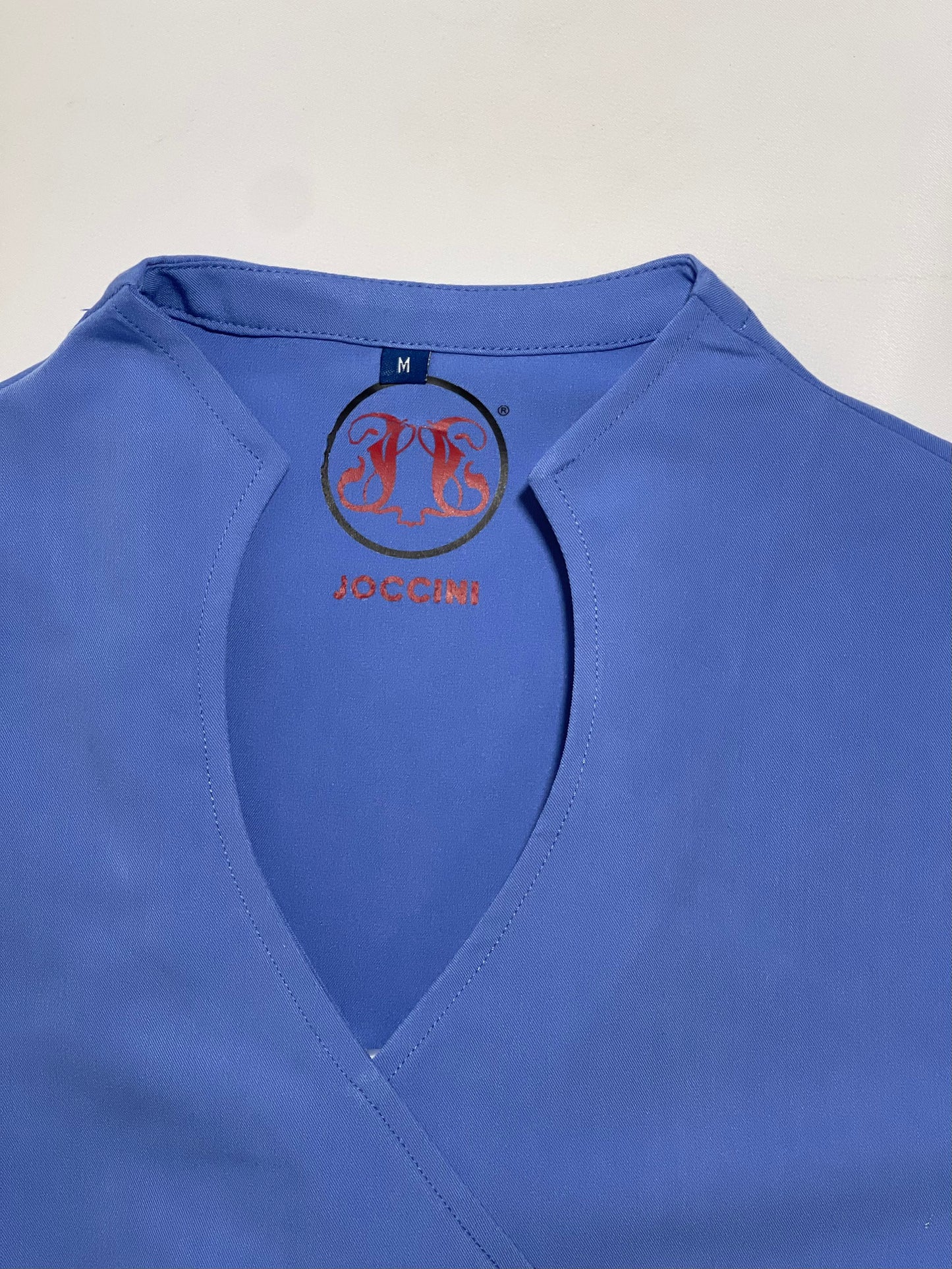 Ceil blue medical scrub suit soft stretch fabric