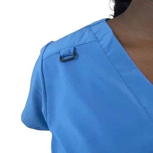 Ceil blue Jumpsuit scrub soft stretch fabric